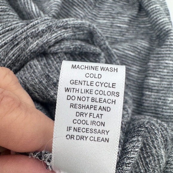 Neiman Marcus Dress Women Medium Black Striped Sleeveless Tank Maxi Back Slit - Picture 9 of 12